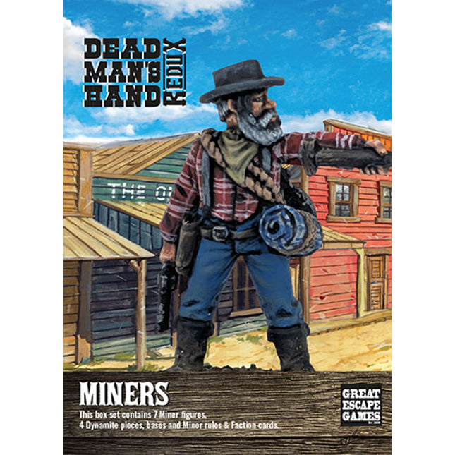 Dead Man's Hand The Miners (inc. rules and faction cards)