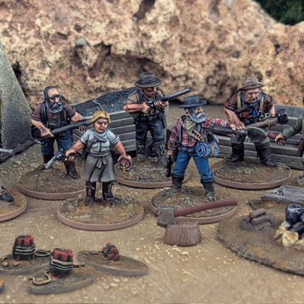 Dead Man's Hand The Miners (inc. rules and faction cards)