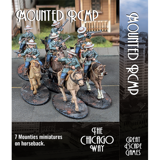 The Chicago Way Horse-Mounted Mounties (inc. rules and Action Cards)