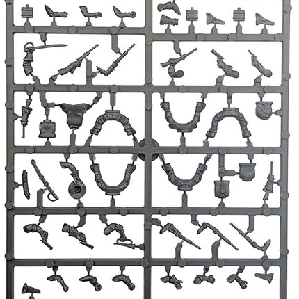 Dead Man's Hand Mounted US Cavalry/Buffalo Soldiers Plastic Box Set