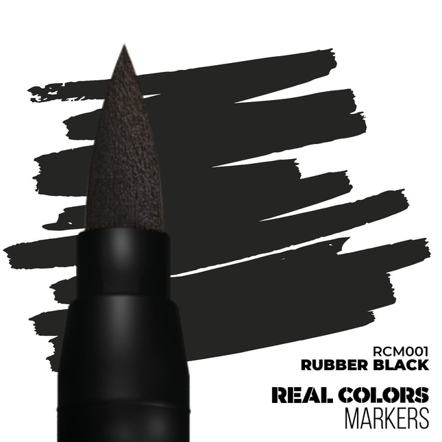 Real Color Markers Rubber Black