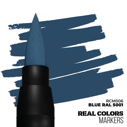 Real Color Markers Blue RAL5001