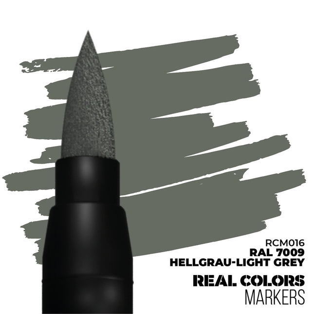 Real Color Markers Light Grey RAL7009