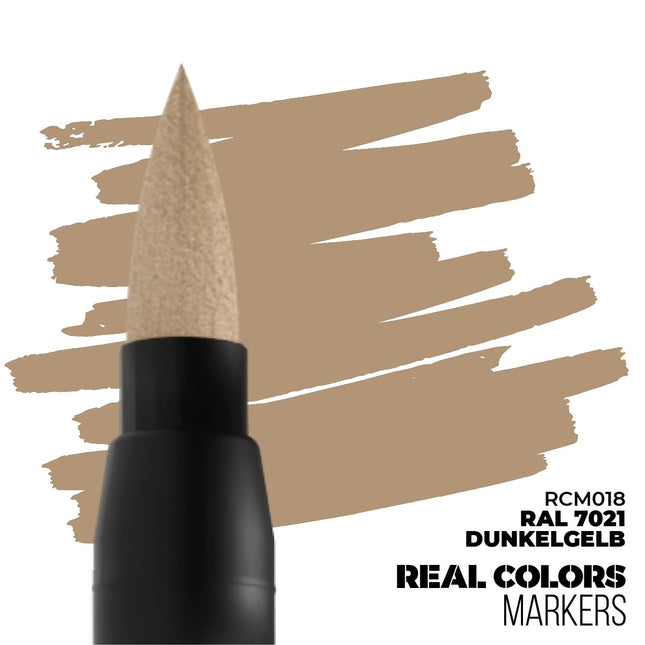 Real Color Markers Dark Yellow RAL7028