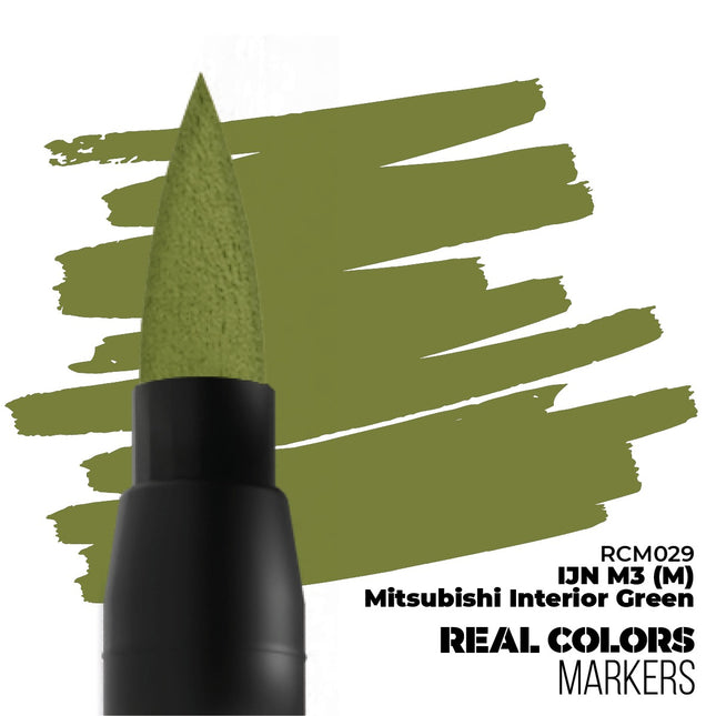 Real Color Markers IJN M3 Mitsubishi Interior Green