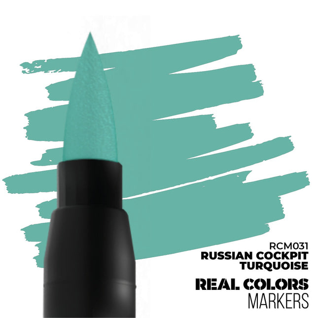 Real Color Markers Russian Cockpit Turquoise