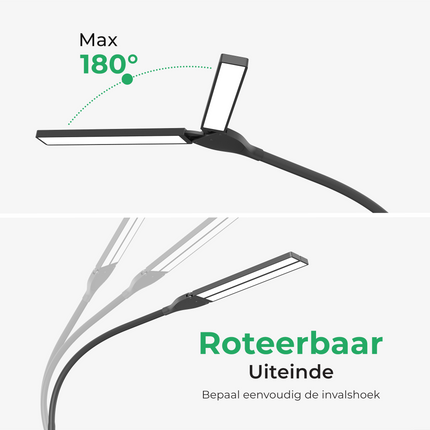 Glow Daglichtlamp Vloer Zwart