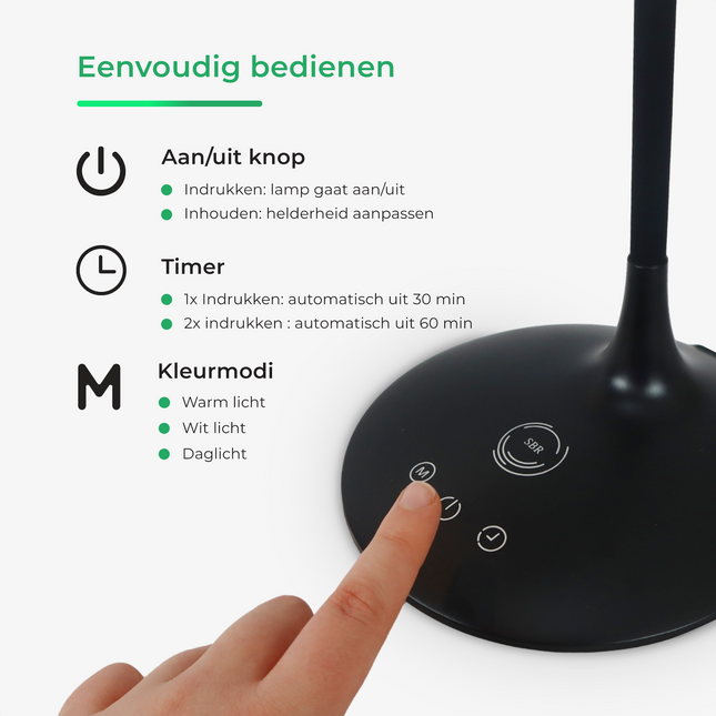 Glow Daglichtlamp Bureau (bedraad)