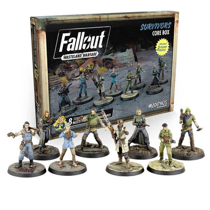 Fallout Wasteland Warfare Survivors core set