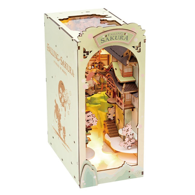 Falling Sakura DIY Book Nook