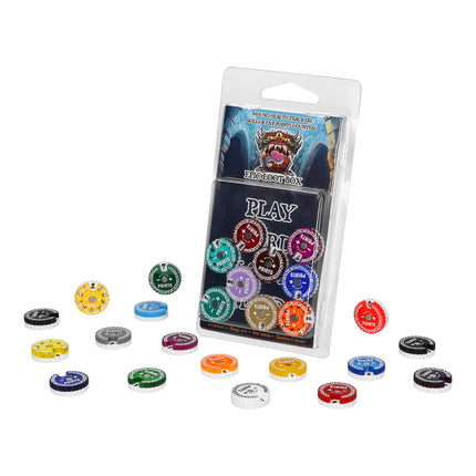 Trackers Counters, Runic, Range 0-9, Size 20mm