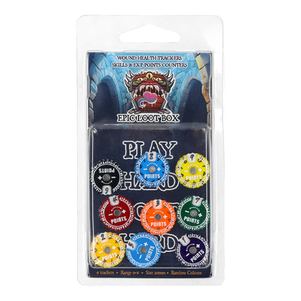 Trackers Counters, Runic, Range 0-9, Size 20mm