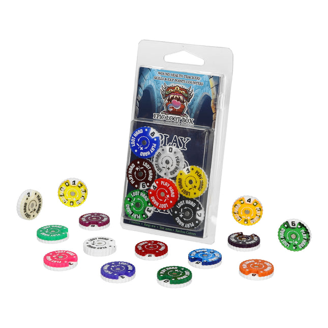 Trackers Counters, Range 0-9, Size 25mm