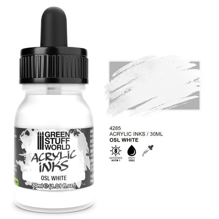 Acrylic Inks Opaque - OSL White 30ml