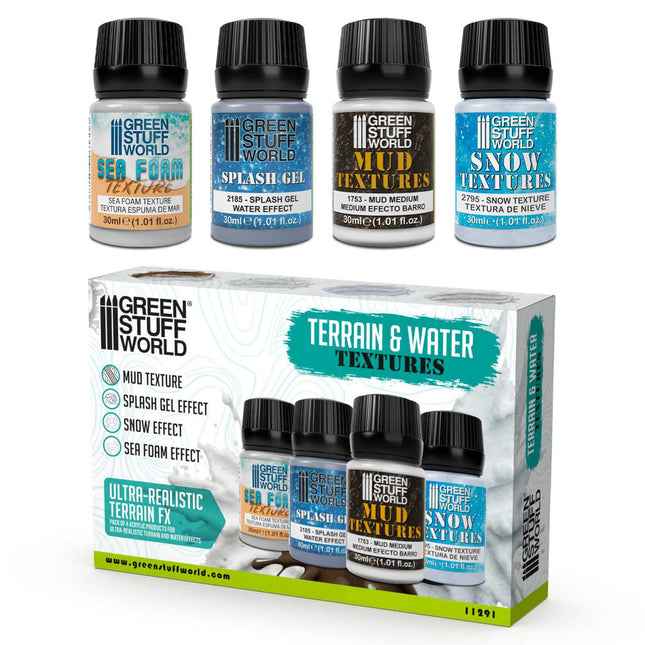 Aquatic textures set 30ml (4st)