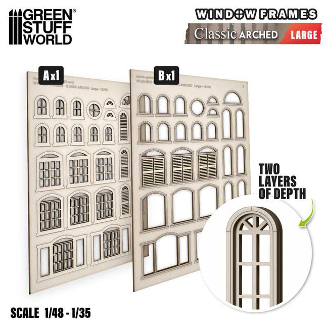 Window Frames - Classic Arched - Large
