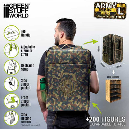 Army Transport Bag Large Camo Edition