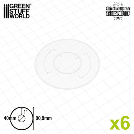 Basic Clear Objective Marker Kill Team compatible