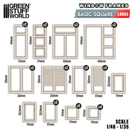 Window Frames - Basic Square - Large