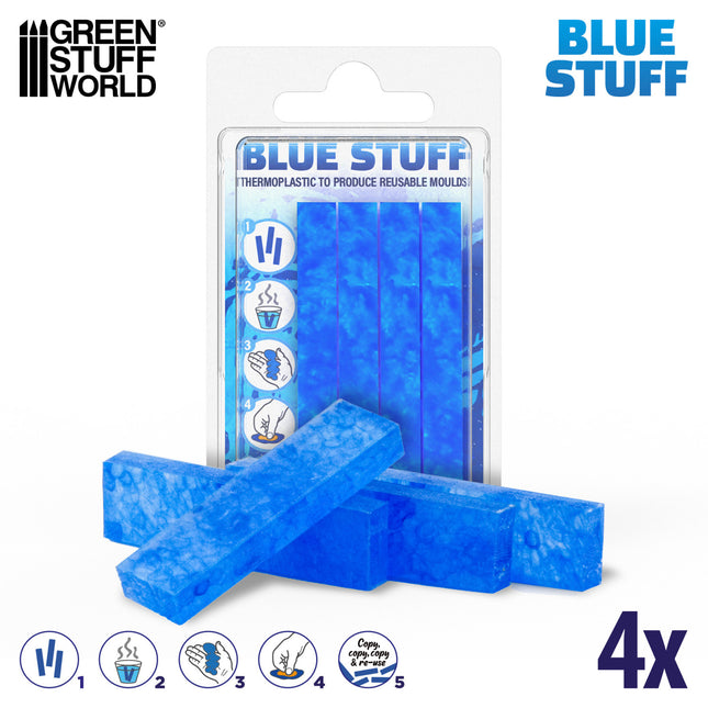 Blue Stuff - herbruikbare mallen maker 4 sticks