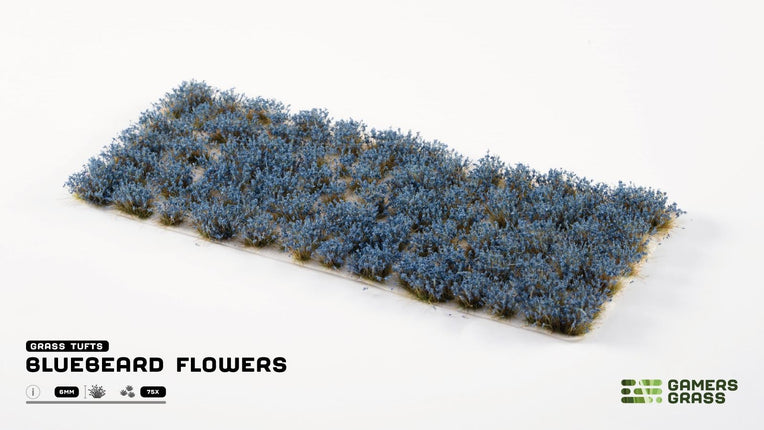 Flowers - Bluebeard 6mm