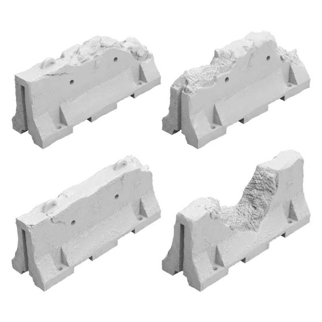 3D Print - Miscellaneous - Broken Jersey Barriers