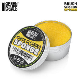 Brush cleaning sponge