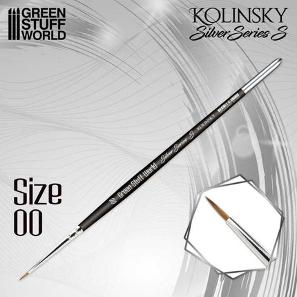 Kolinsky Silver series Brushes Small