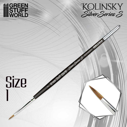 Kolinsky Silver series Brushes Small