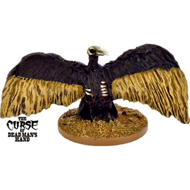 Miniatuur van Dead Man's Hand Corpse Carrion met uitgestrekte vleugels, gedetailleerde zombie-achtige figuur voor bordspel of collectie