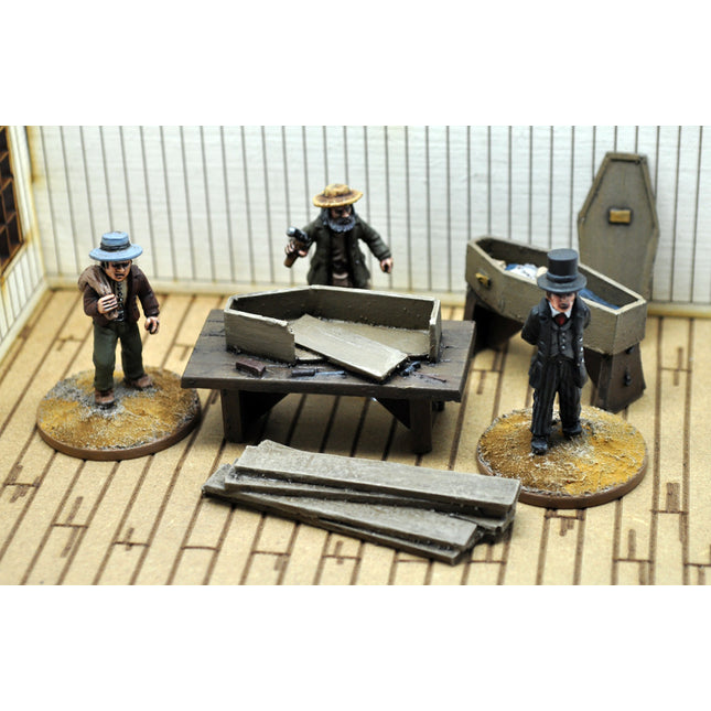 Dead Man's Hand Civilian Undertaker's Figure Set