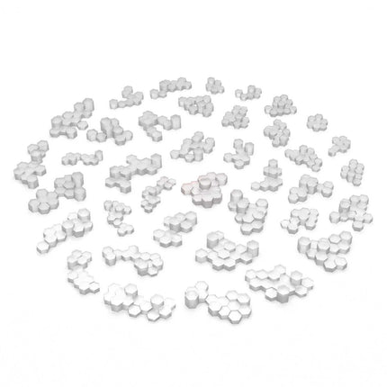 3D Printed Clear Quartz crystal clusters