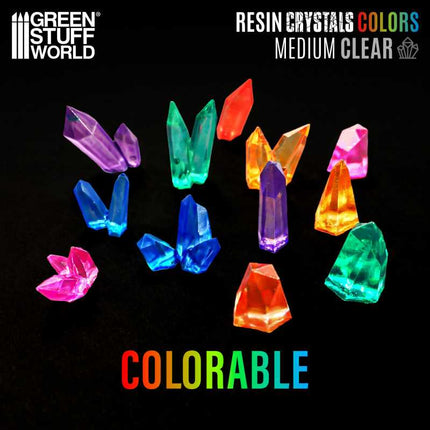 3D Printed Clear Crystals Medium