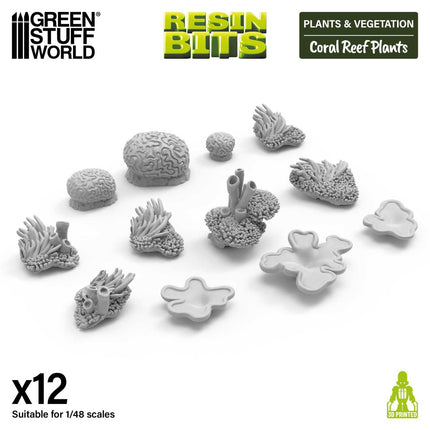 3D Printed Coral Reef Plants