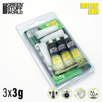 Cyanoacrylate Adhesive (super glue) 3 x 3gr