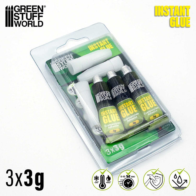 Cyanoacrylate Adhesive (super glue) 3 x 3gr