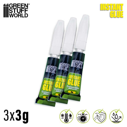 Cyanoacrylate Adhesive (super glue) 3 x 3gr