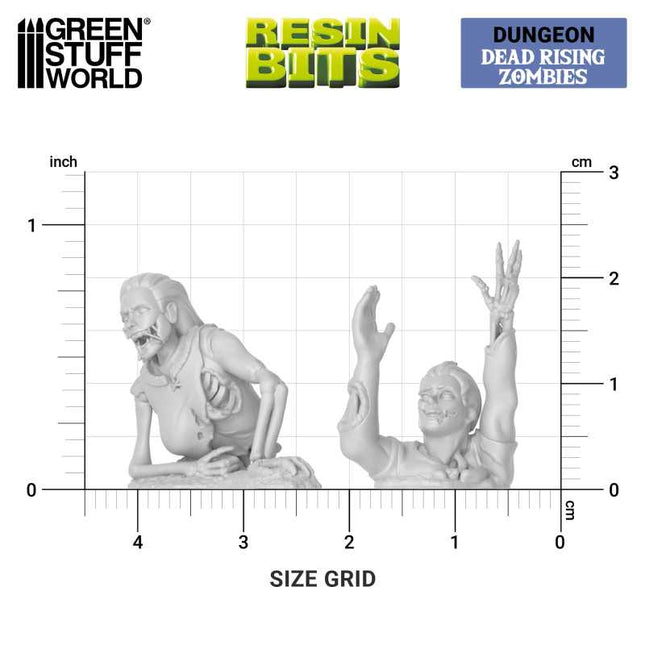 3D Printed - Skulls & Bones - Dead Rising Zombies 1:35