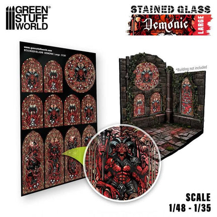 Stained Glass - Demonic Large