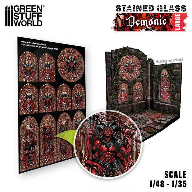 Stained Glass - Demonic Large