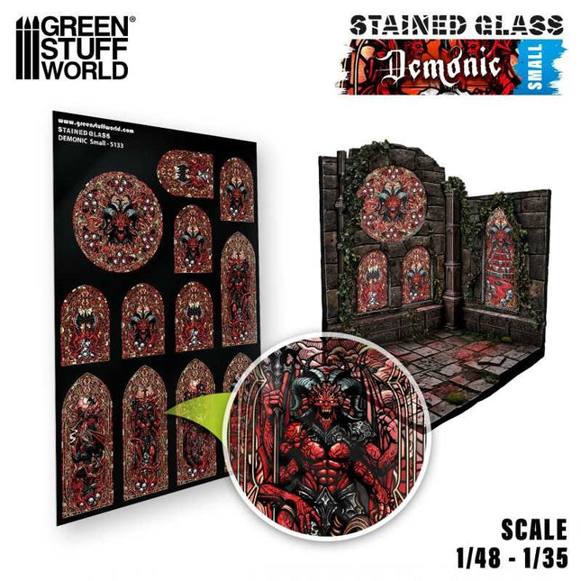 Stained Glass - Demonic Small