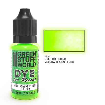 Dye for resin Yellow Green for resin & epoxy 15ml