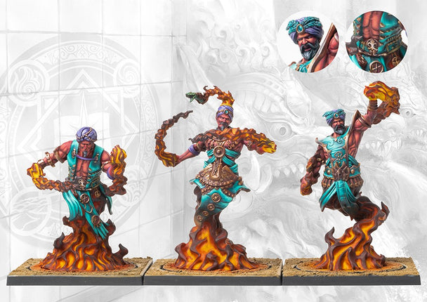 Sorcerer Kings Efreet Flamecasters (Dual Kit)