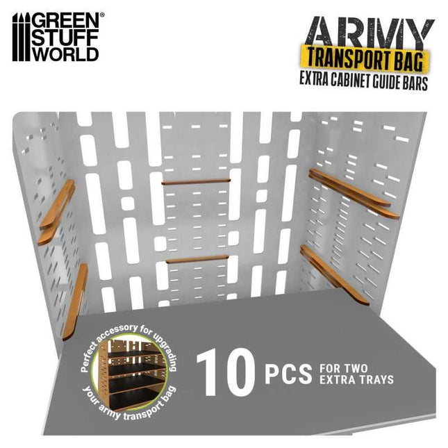 Army Transport Bag - Extra DM Rails (packx2= 10pcs)