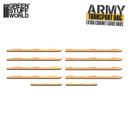 Army Transport Bag - Extra DM Rails (packx2= 10pcs)