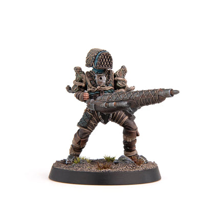 Miniaturen Fallout Raiders Trappers van Fallout, gedetailleerde figuren voor bordspellen en verzamelingen.