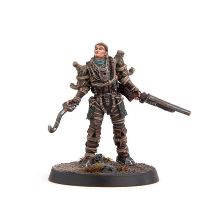 Fallout Miniatures Raiders Trappers, gedetailleerde miniaturen van Raiders en Trappers uit Fallout spel.