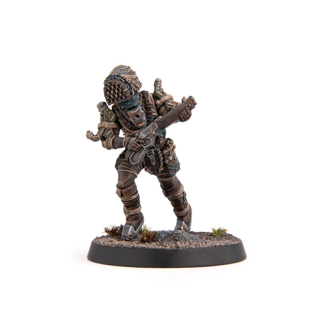 Miniaturen Fallout Raiders Trappers van Modiphius Entertainment, gedetailleerde figuranten uit de Fallout miniaturen collectie.