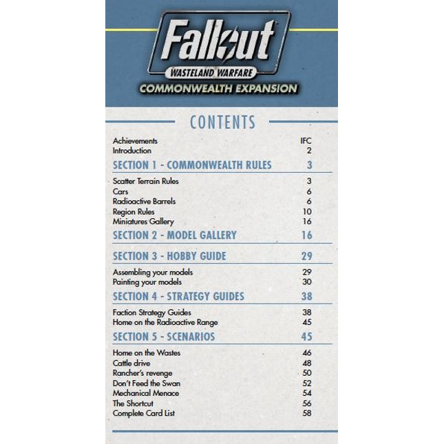 Fallout Wasteland Warfare Commonwealth Rules Expansion