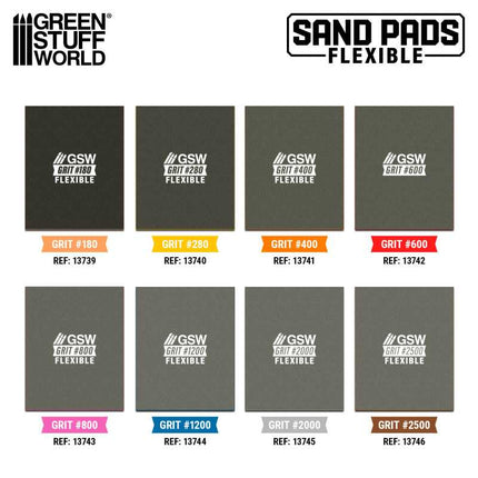 Flexible Sanding Pads 400 grit